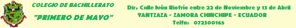 UNIDAD EDUCATIVA &quot;PRIMERO DE MAYO&quot;